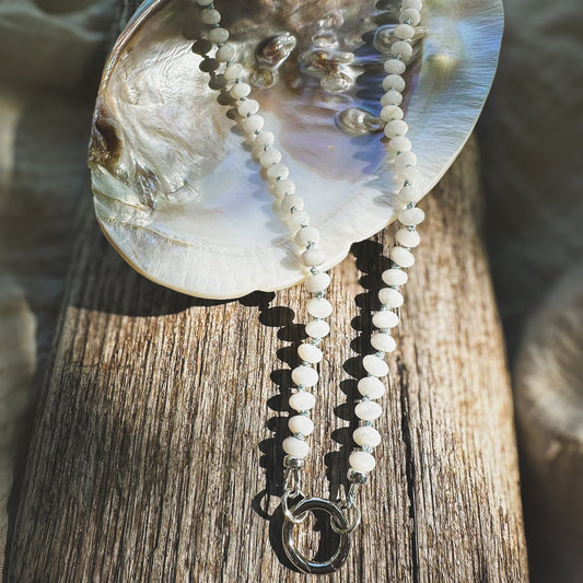 Mother of Pearl Bead Necklace
