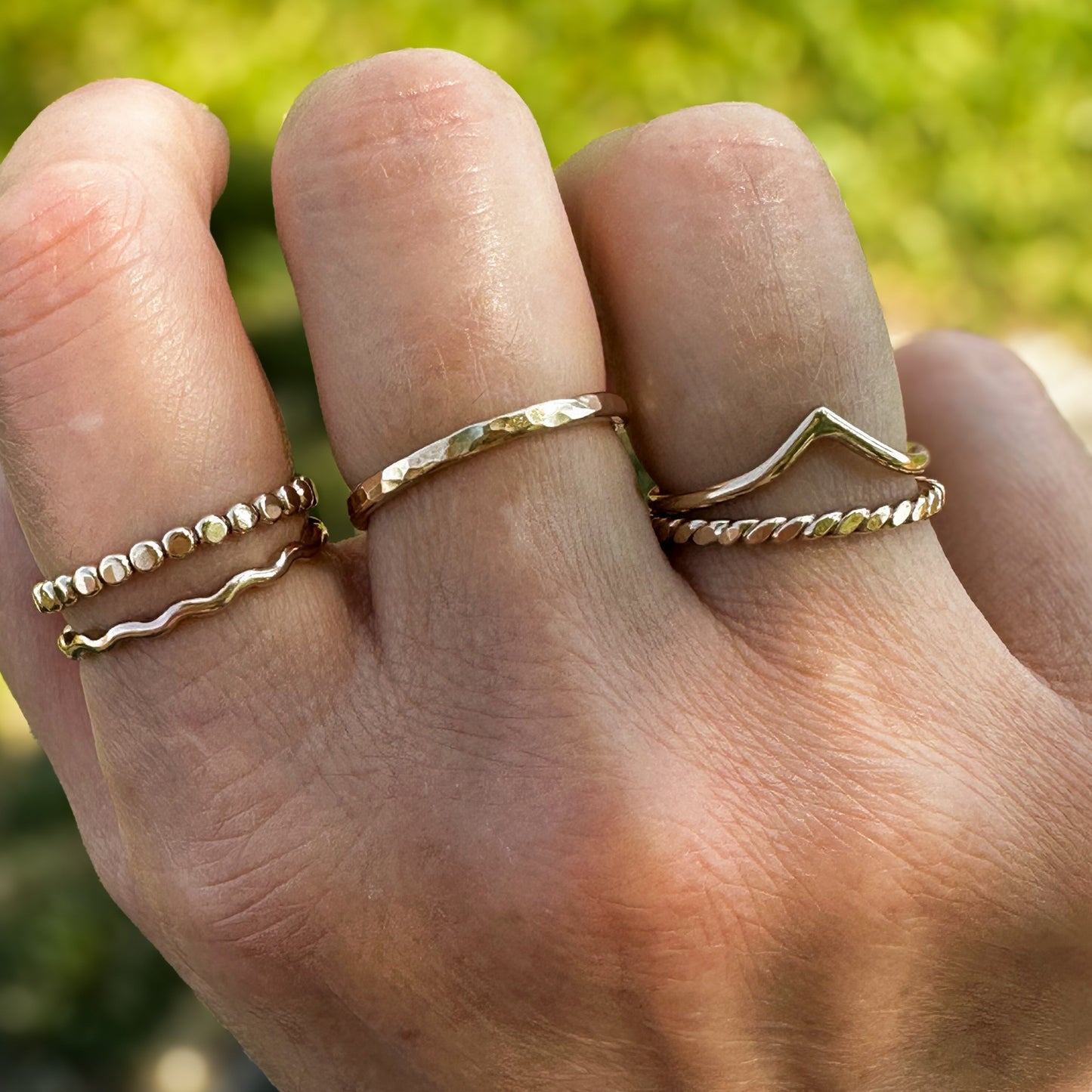 Twisted Stacking Ring