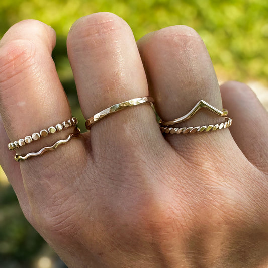 Twisted Stacking Ring