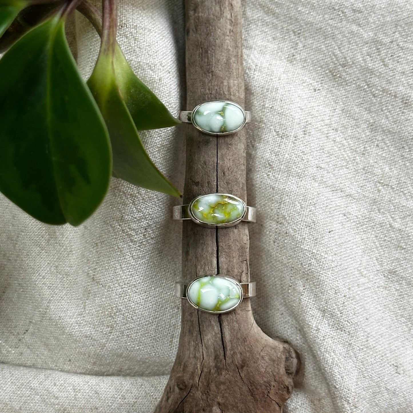 Palomino Variscite Ring (Size 9.5)