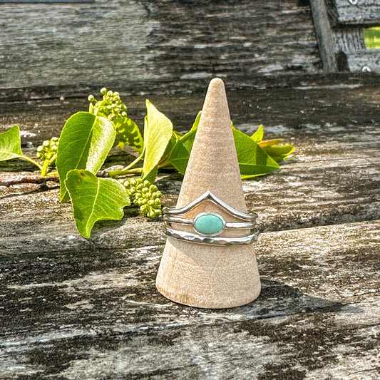 Lone Mountain Turquoise Stacking Ring