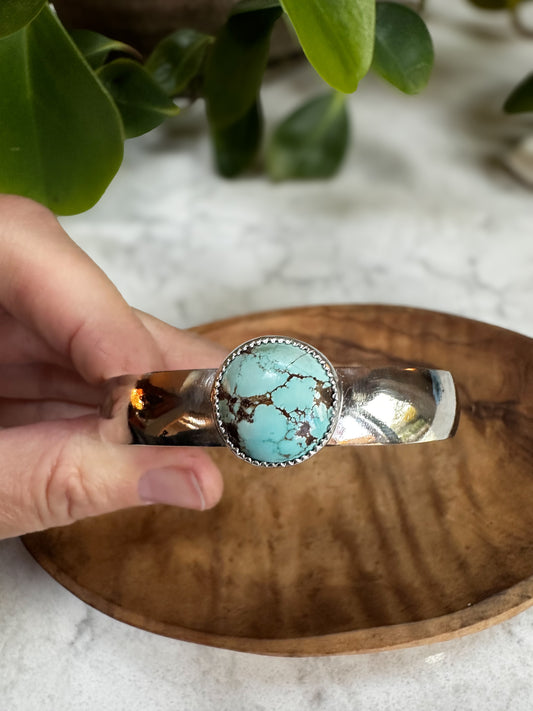 Turquoise Wide Cuff Bracelet