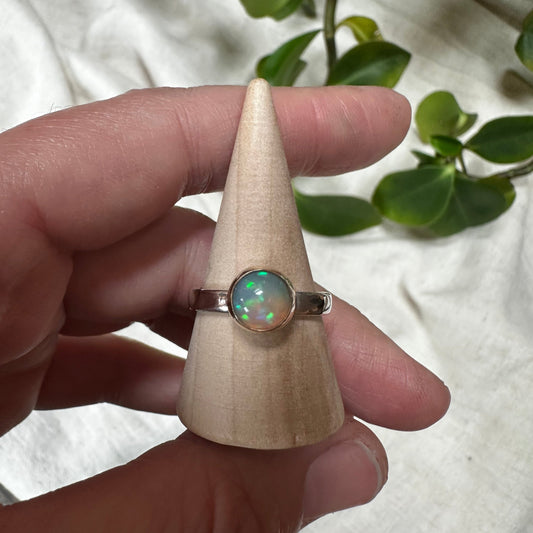 Mixed Metal Ethiopian Opal Ring No. 1. (Size 7.25)