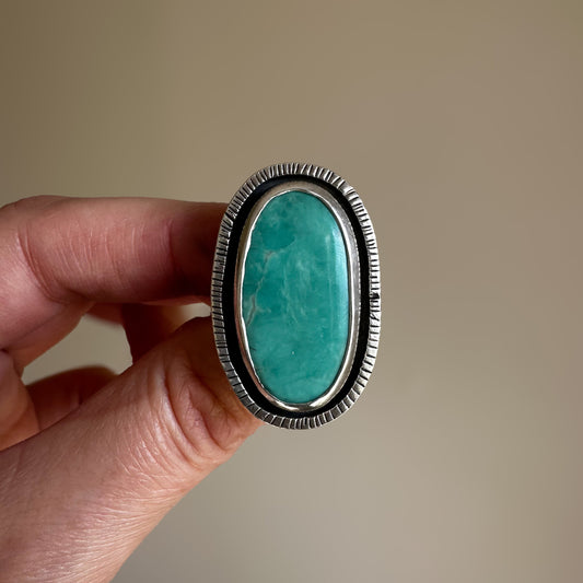 Open Sky Turquoise Ring (size 8.5)