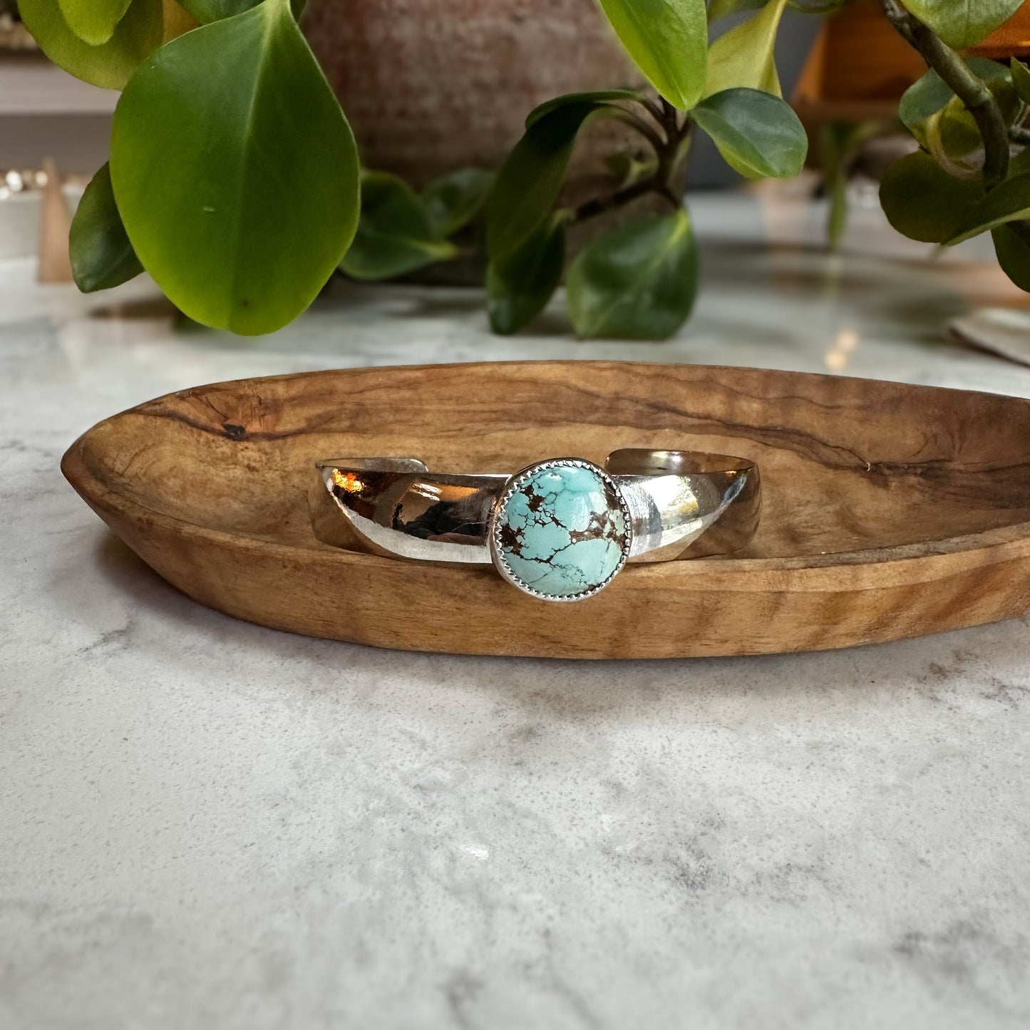 Turquoise Wide Cuff Bracelet