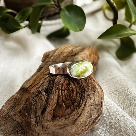 Palomino Variscite Ring (Size 9.5)