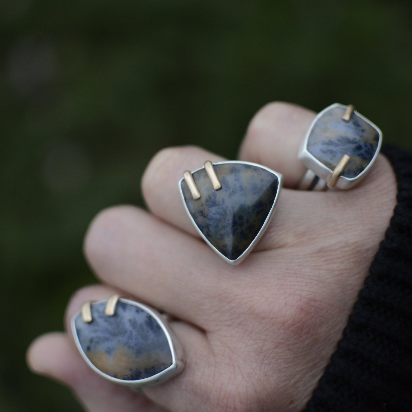 Mixed Metal Prong Ring No. 2 (Sz 9.25)