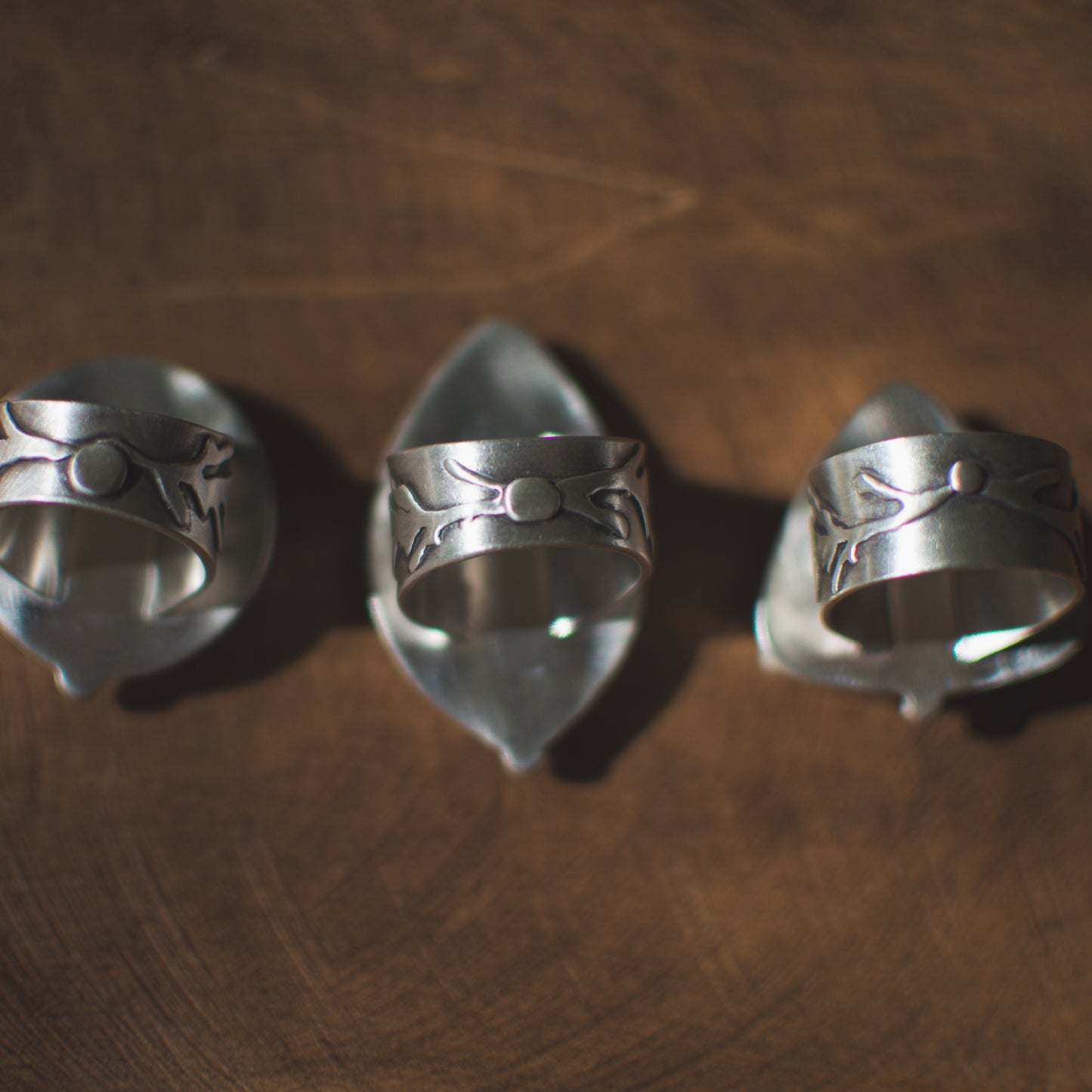 Dendritic Agate Cypress Ring (Sz.9.5)