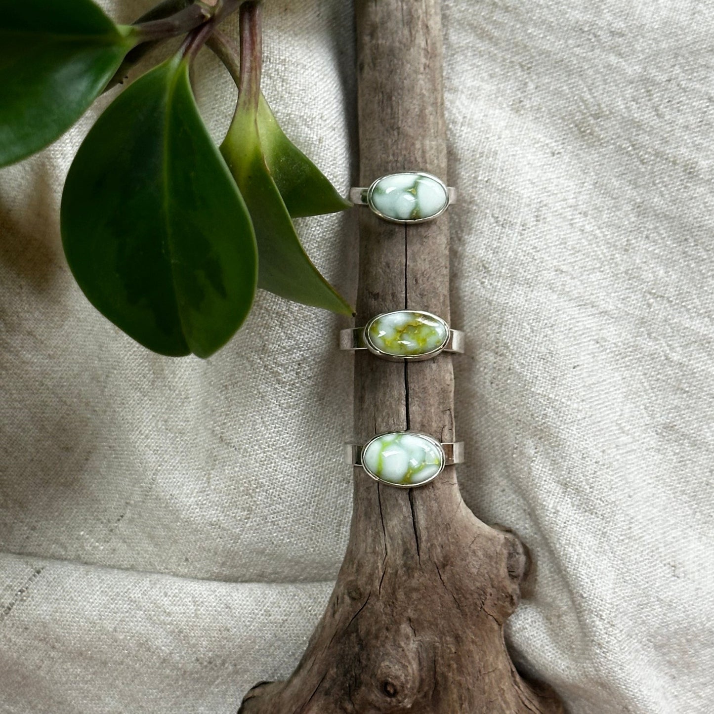 Palomino Variscite Ring (Size 5.25)