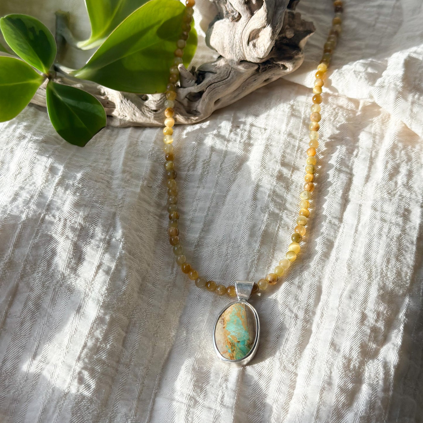 Royston Ribbon Turquoise Pendant