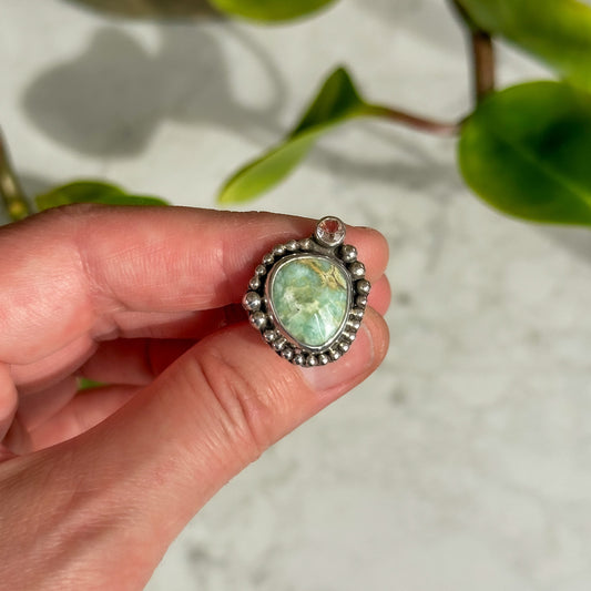 Damale and Morganite Ring | Size 6.25