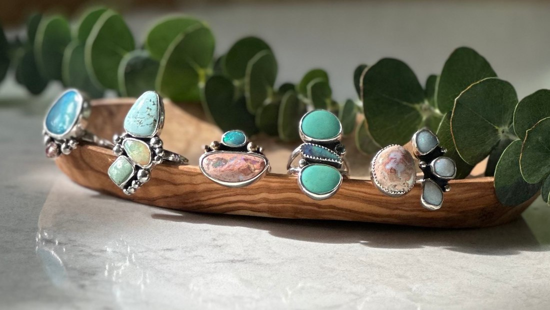 Original Collection of Natural Earth Collective  - handcrafted sterling silver jewelry Ohio