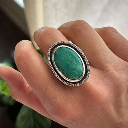 Open Sky Turquoise Ring (size 9.25)