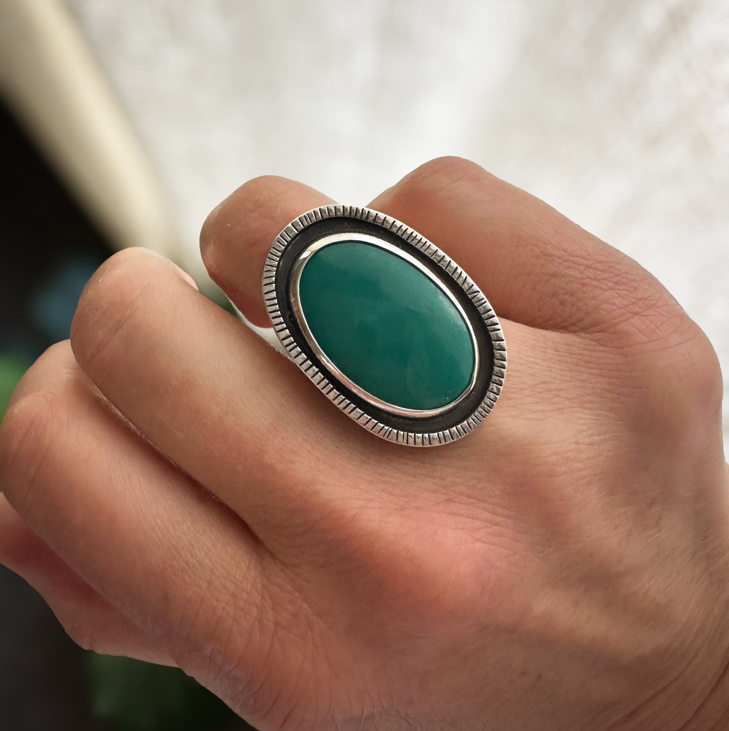 Open Sky Turquoise Ring (size 7.75)