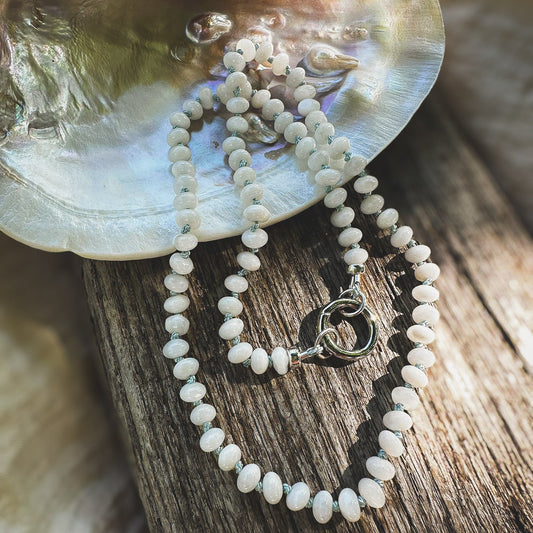 Mother of Pearl Bead Necklace