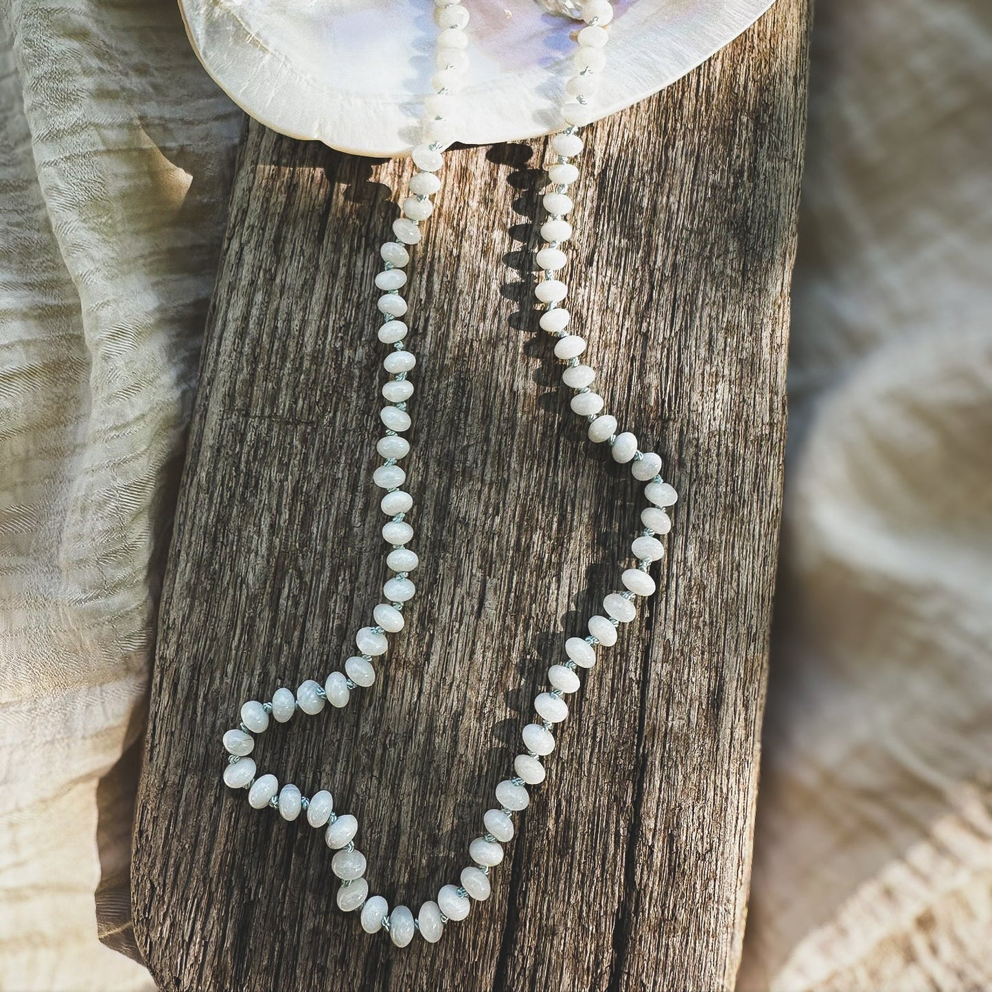 Mother of Pearl Bead Necklace