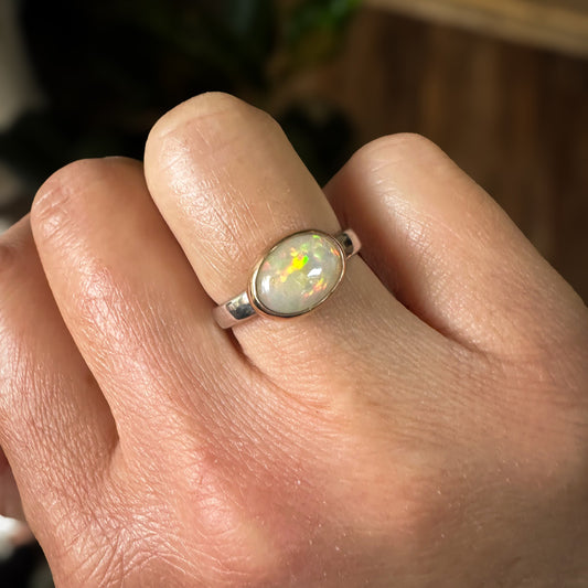 Mixed Metal Ethiopian Opal Ring No. 3 (Size 8)