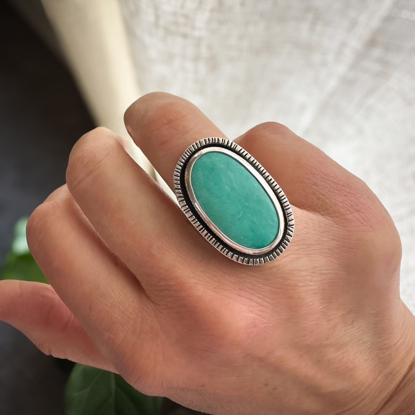 Open Sky Turquoise Ring (size 7.25)