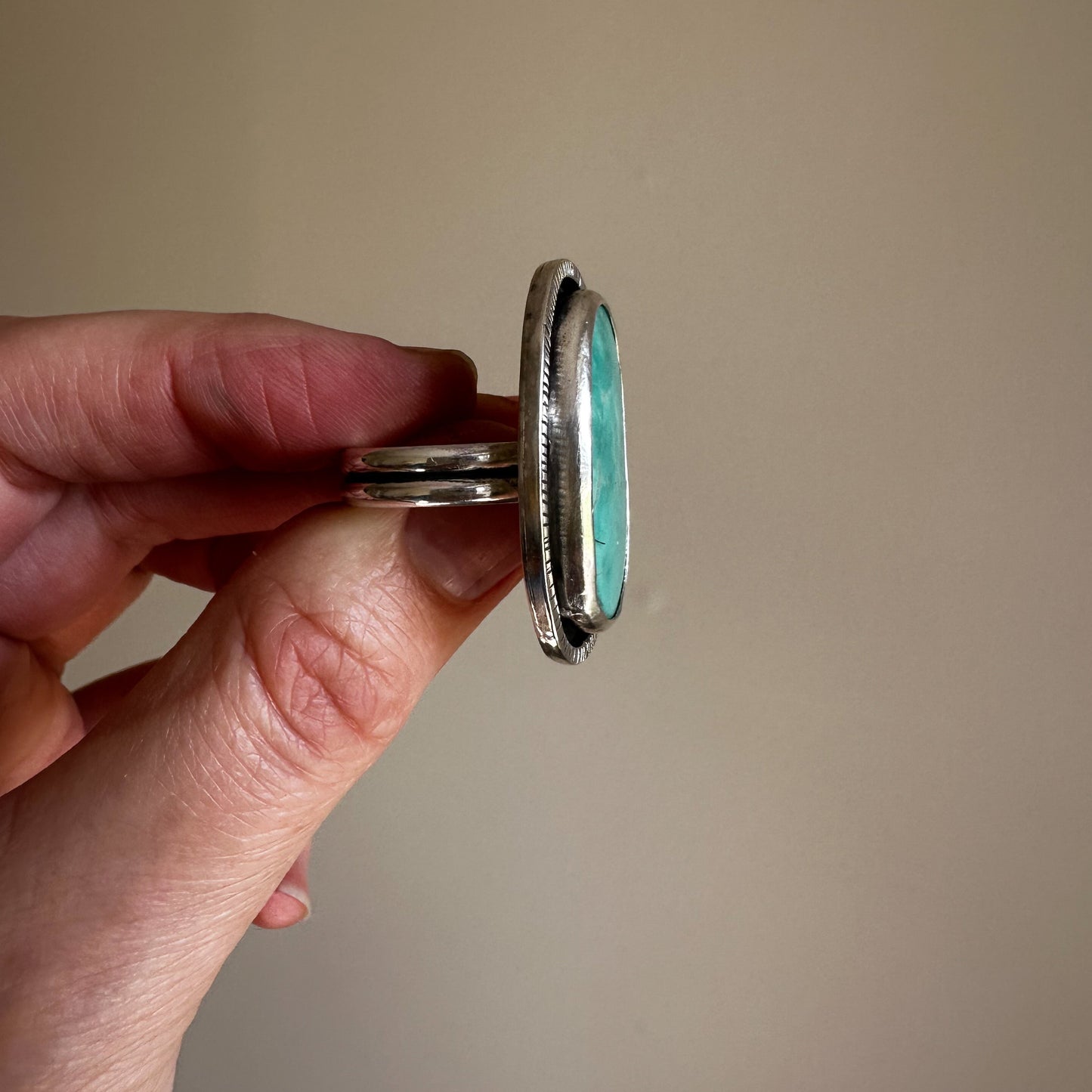 Open Sky Turquoise Ring (size 8.5)