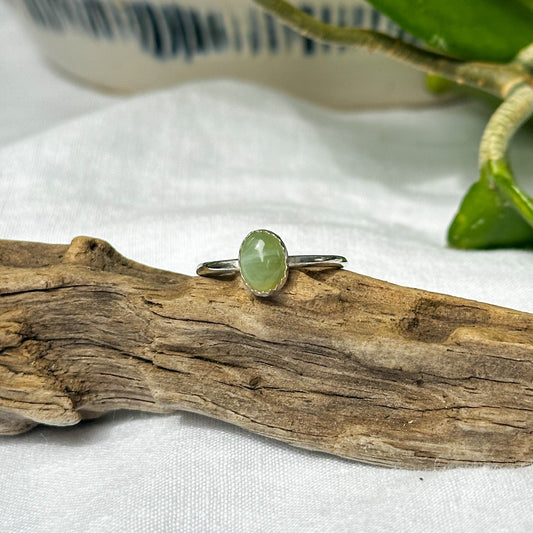 Olive Jade Stacking Ring