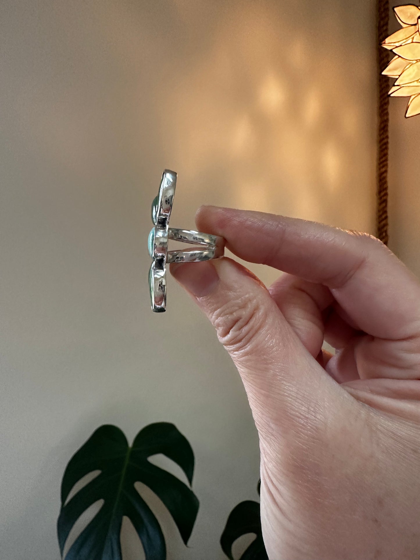 Turquoise Wild Flora Ring (Size 6.5)