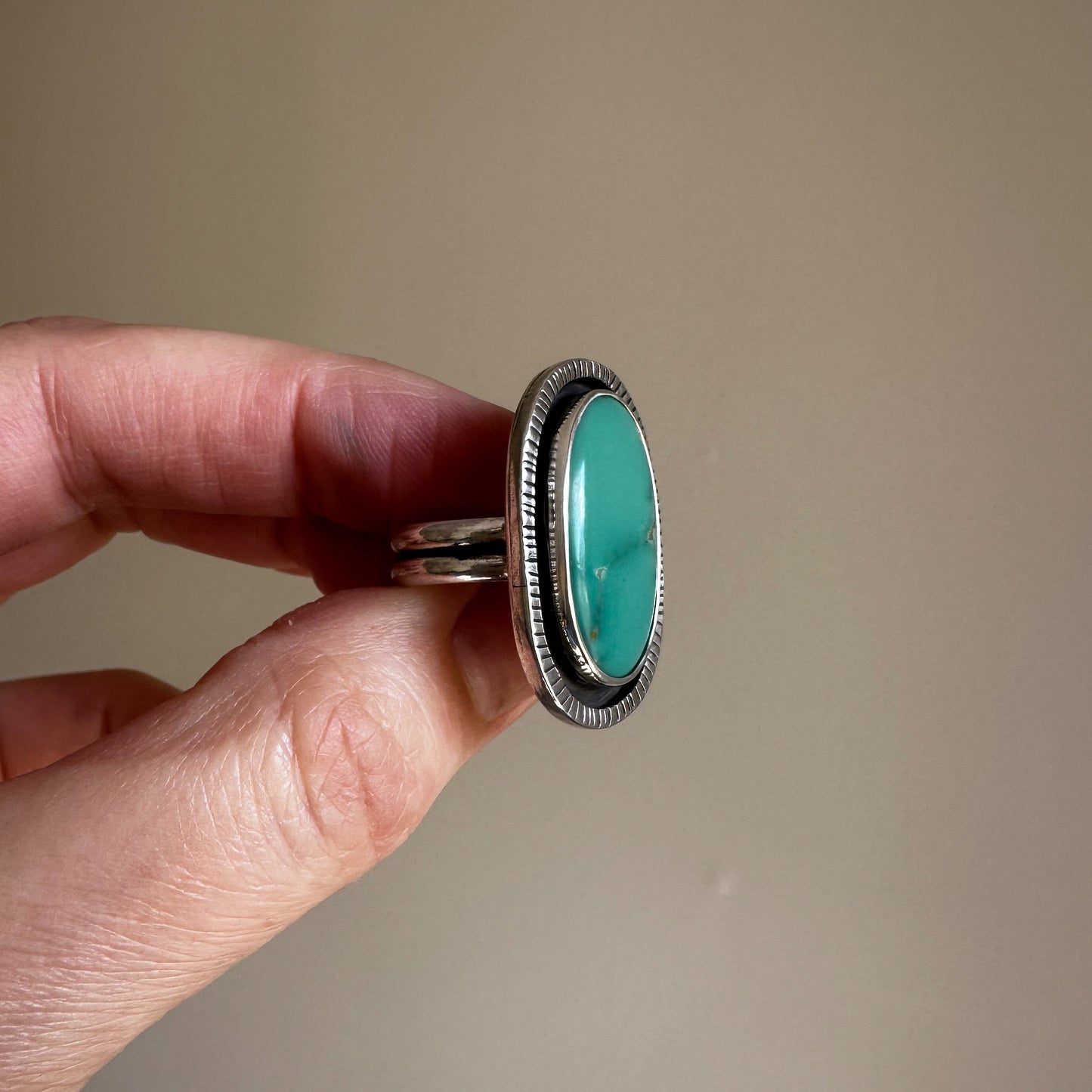 Open Sky Turquoise Ring (size 5.5)