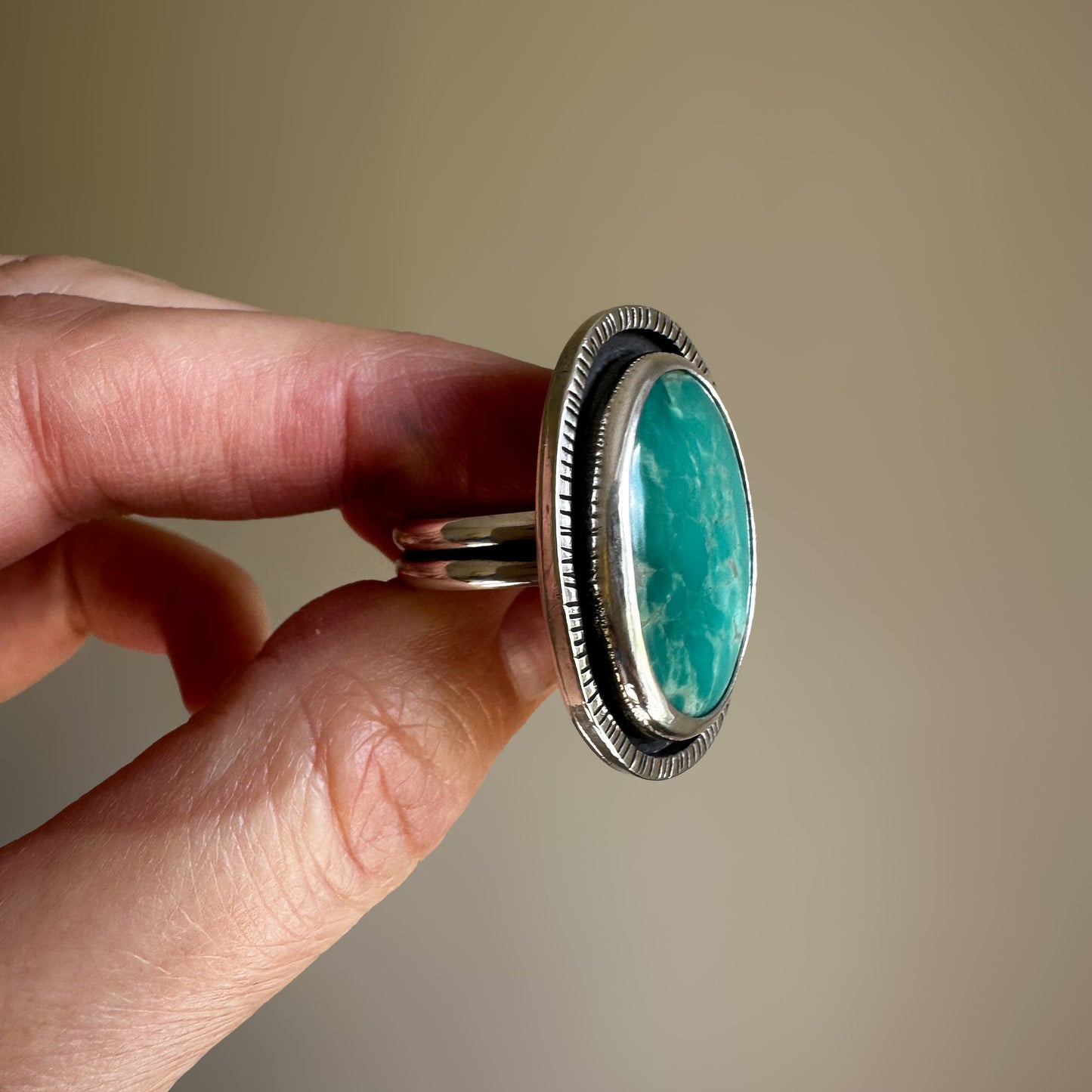 Open Sky Turquoise Ring (size 9.25)
