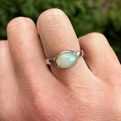 Mixed Metal Ethiopian Opal Ring No.4 (Size 9)