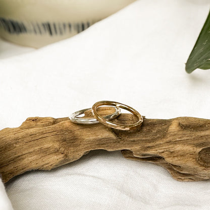 Hammered Stacking Ring