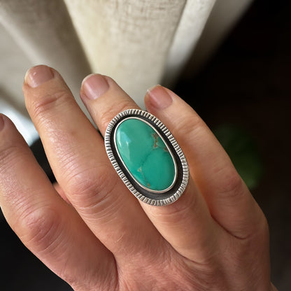 Open Sky Turquoise Ring (size 5.5)