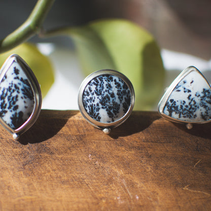Dendritic Agate Cypress Ring No. 3 (Sz. 7.5)