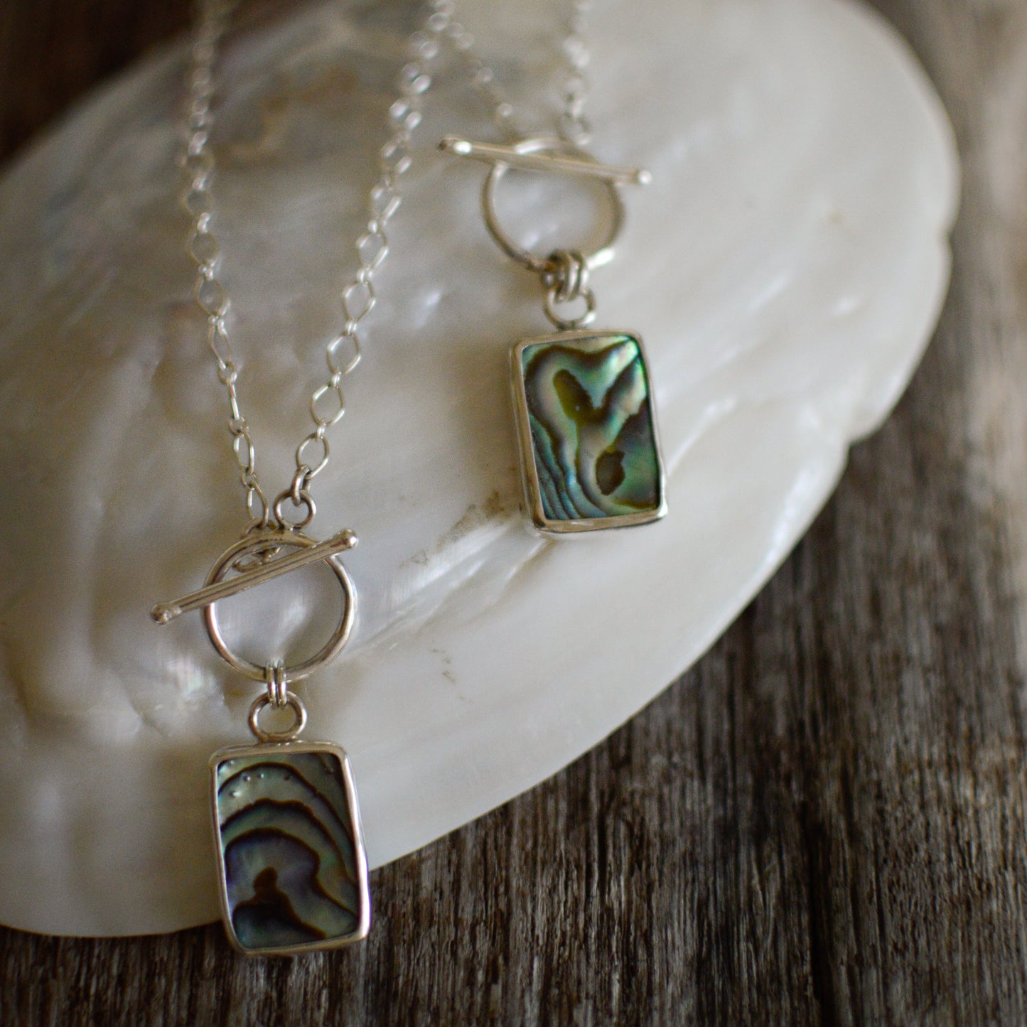 Abalone Toggle Necklace