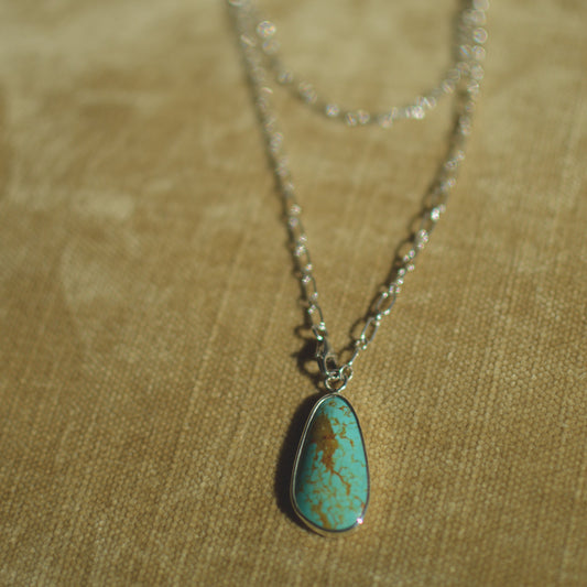 Kingman Turquoise Adjustable Necklace