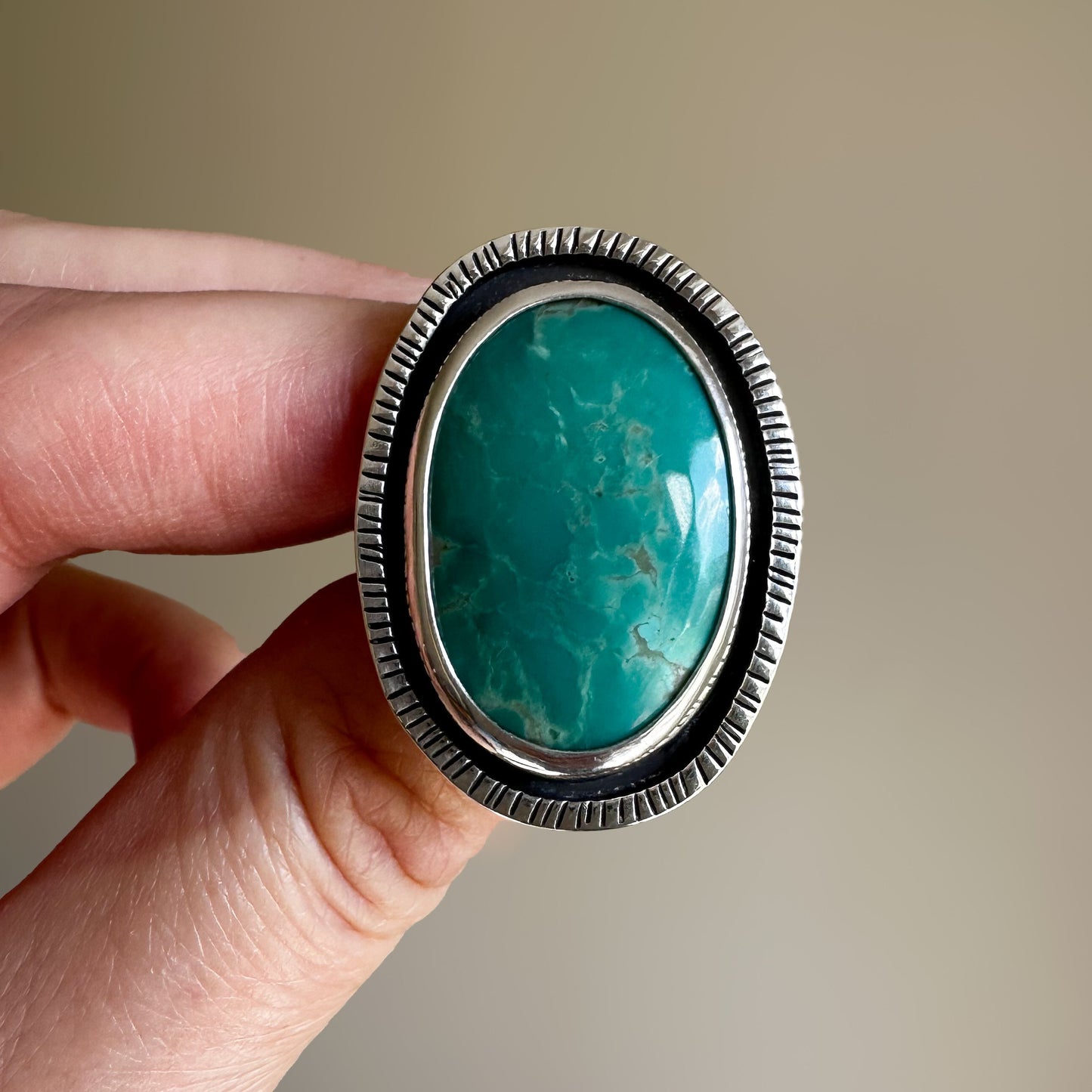 Open Sky Turquoise Ring (size 9.25)
