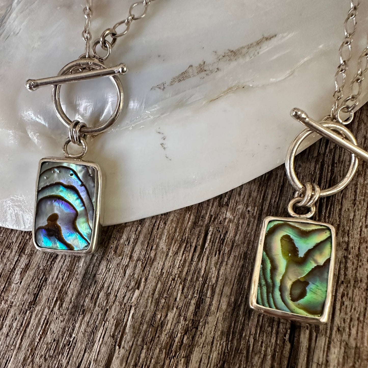 Abalone Toggle Necklace