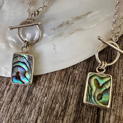 Abalone Toggle Necklace