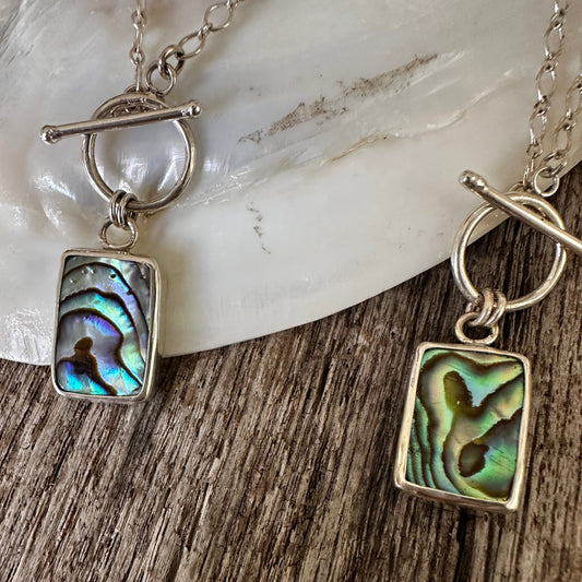 Abalone Toggle Necklace