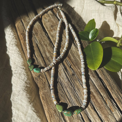 Australian Opal and Turquoise Necklace