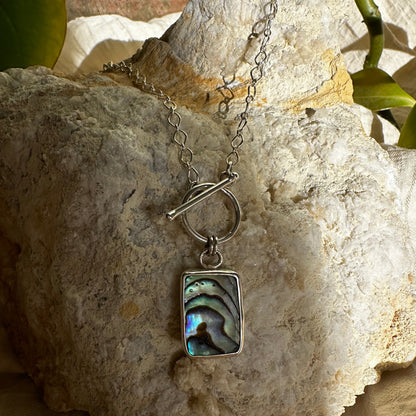 Abalone Toggle Necklace