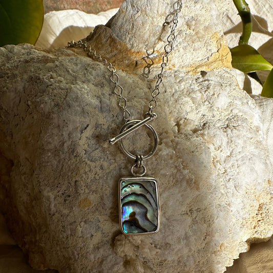 Abalone Toggle Necklace