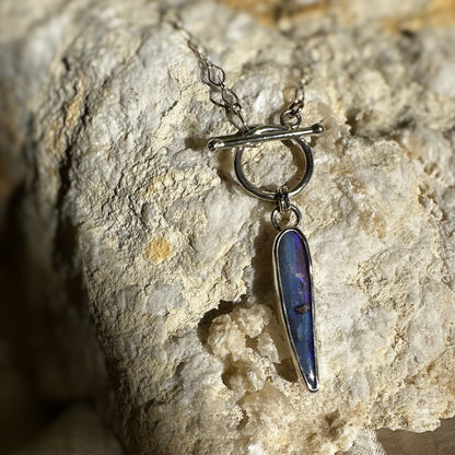 Spike OpalToggle Necklace