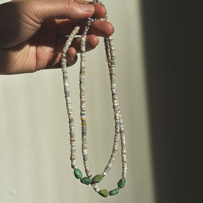 Australian Opal and Turquoise Necklace