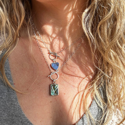 Abalone Toggle Necklace