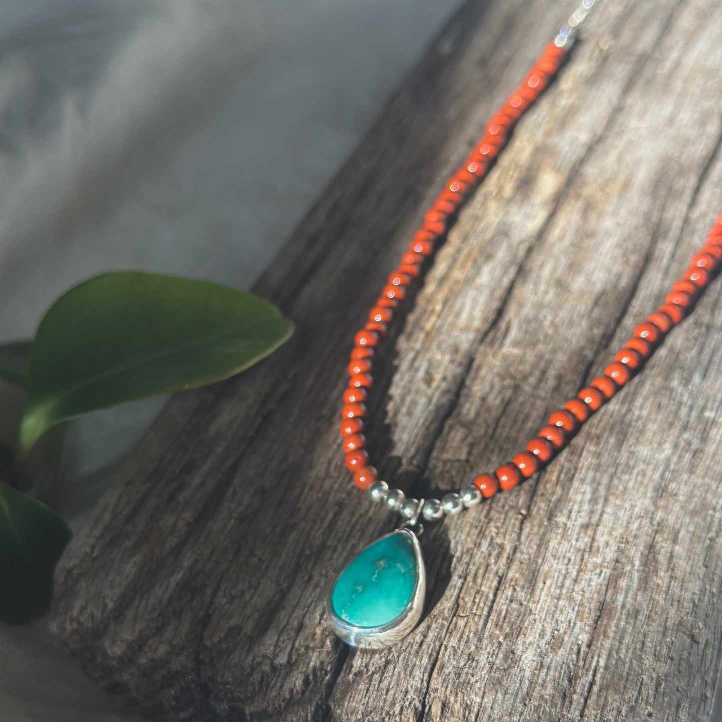 Red Jasper Cloud Pendant Necklace