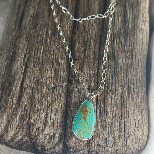 Kingman Turquoise Adjustable Necklace