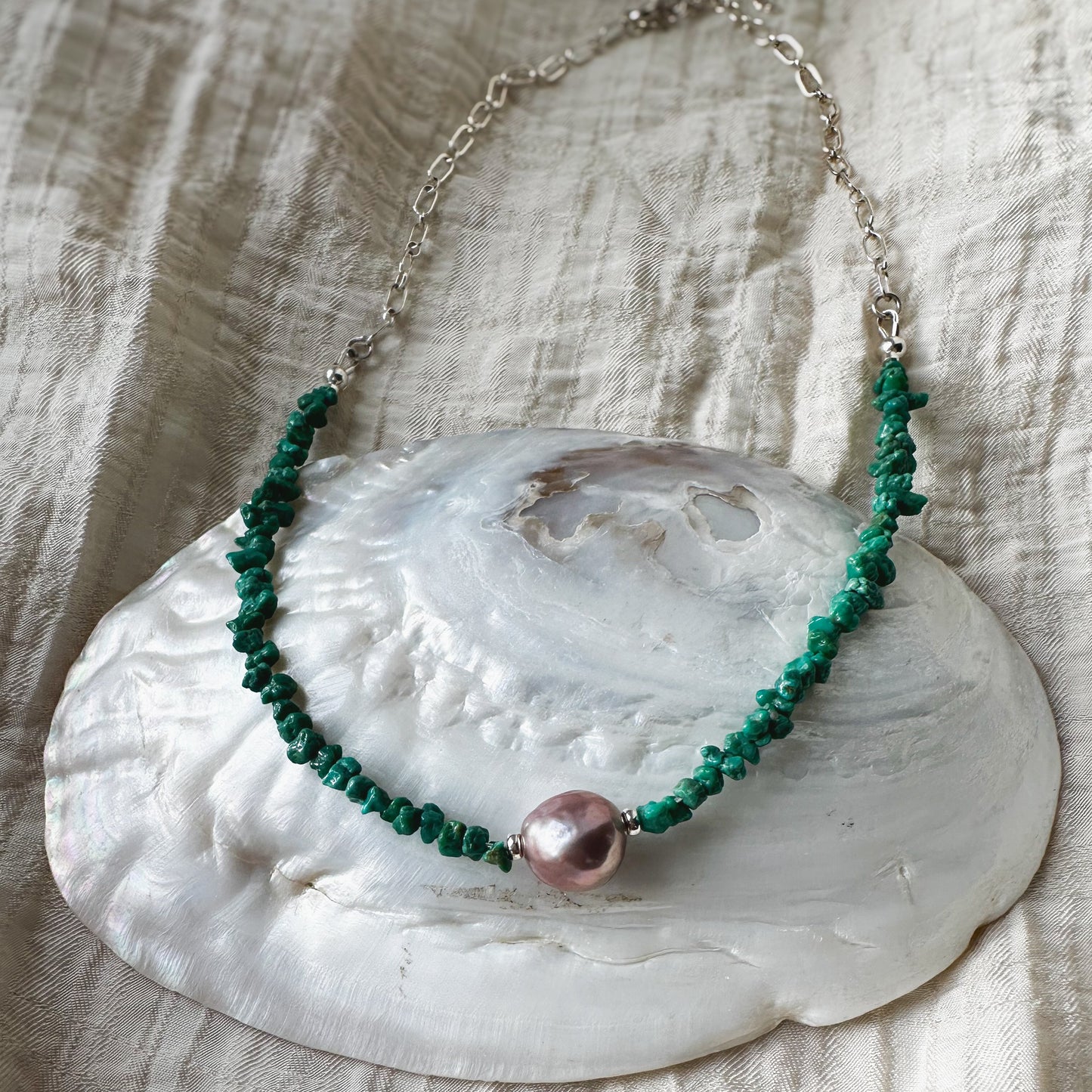 Emerald Valley Pearl Necklace