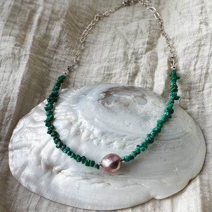 Emerald Valley Pearl Necklace