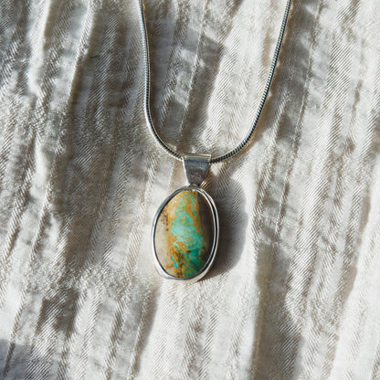 Royston Ribbon Turquoise Pendant