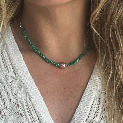 Emerald Valley Pearl Necklace