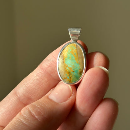 Royston Ribbon Turquoise Pendant